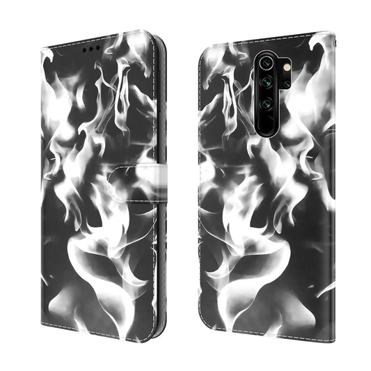 For Xiaomi Redmi Note 8 Pro Cloud Fog Pattern Horizontal Flip Leather Case with Holder & Card Slot & Wallet(Black) by buy2fix
