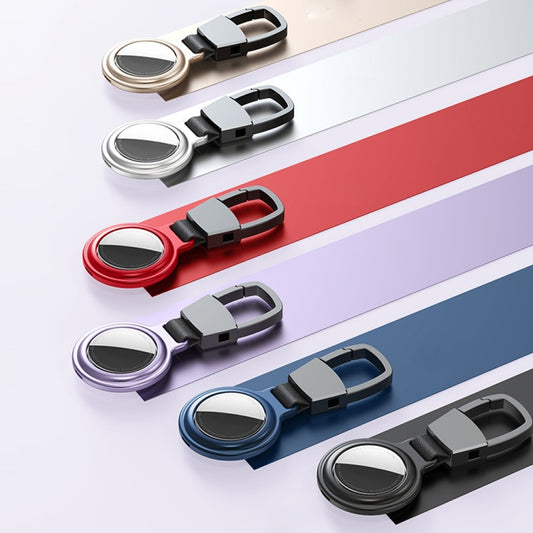 Aluminum Alloy Shockproof Protective Case For AirTag(Black) by buy2fix