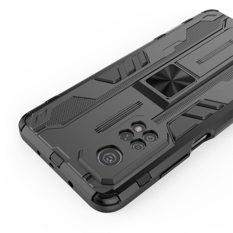For Xiaomi Mi 10T 5G Supersonic PC + TPU Shock-proof Protective Case with Holder(Red) - Xiaomi Cases by buy2fix | Online Shopping UK | buy2fix