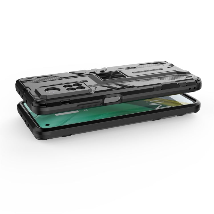 For Xiaomi Mi 10T 5G Supersonic PC + TPU Shock-proof Protective Case with Holder(Blue) - Xiaomi Cases by buy2fix | Online Shopping UK | buy2fix