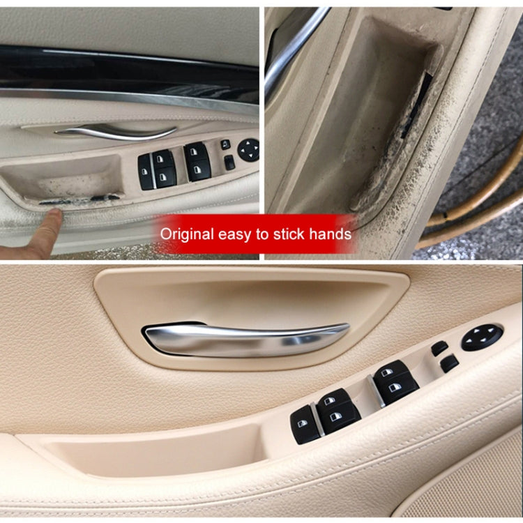 Car Left Front Inner Door Armrest for BMW 5 Series F10 / F18, Left Driving(Creamy-white) - Door Handles by buy2fix | Online Shopping UK | buy2fix