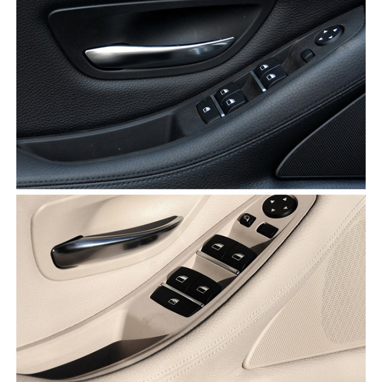 Car Left Front Inner Door Armrest for BMW 5 Series F10 / F18, Left Driving(Creamy-white) - Door Handles by buy2fix | Online Shopping UK | buy2fix