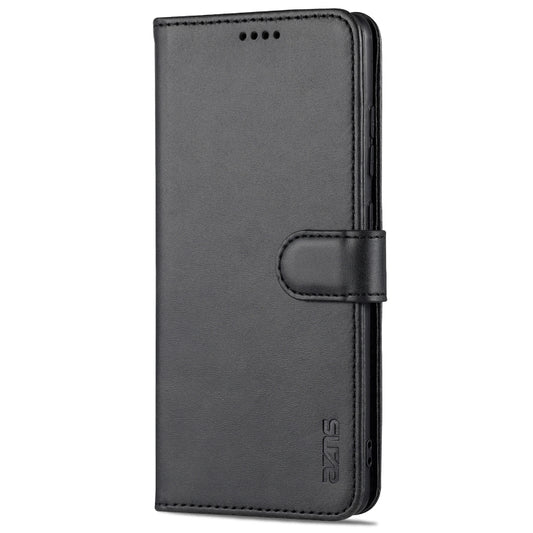 For Samsung Galaxy S20 FE / S20 Lite / S20 Fan Edition / S20 FE 5G / S20 FE 2022 AZNS Skin Feel Calf Texture Horizontal Flip Leather Case with Card Slots & Holder & Wallet(Black) by AZNS