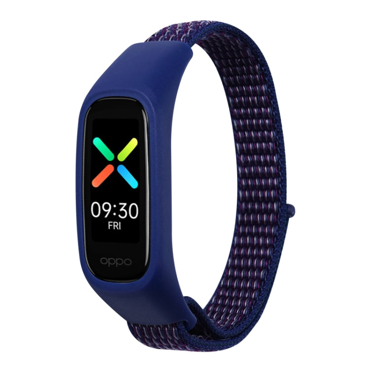 For OPPO Watch Nylon Watch Band(Dark Blue) - by buy2fix | Online Shopping UK | buy2fix