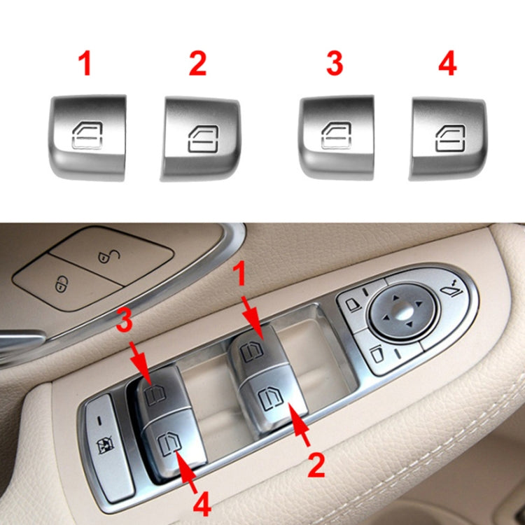 Car Window Glass Lift Switch Button for Mercedes-Benz W205 / W253 after 2015(No.3 Button) - Car Switches by buy2fix | Online Shopping UK | buy2fix