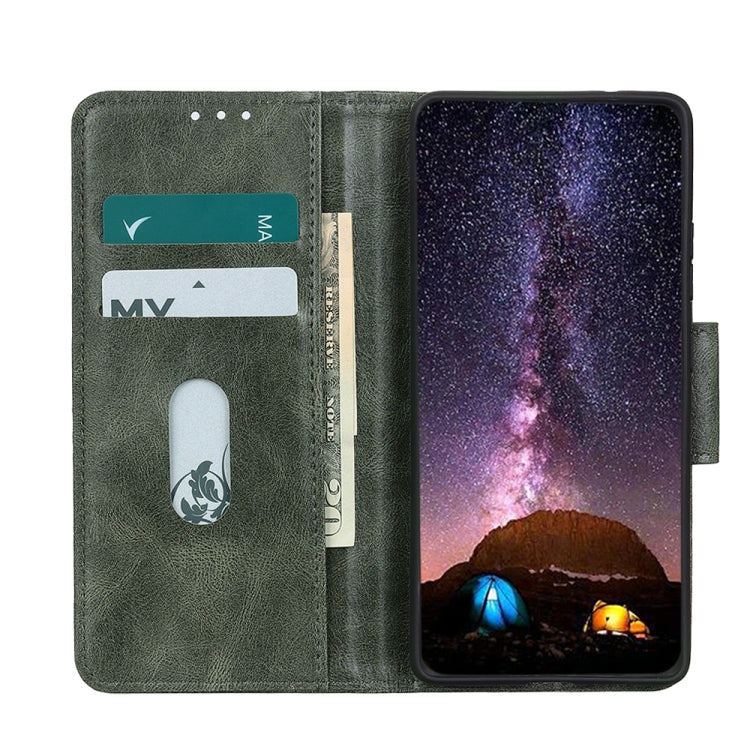 For Google Pixel 6 Mirren Crazy Horse Texture Horizontal Flip Leather Case with Holder & Card Slots & Wallet(Dark Green) - Google Cases by buy2fix | Online Shopping UK | buy2fix