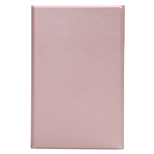 A220 Splittable Bluetooth Keyboard Leather Tablet Case for Samsung Galaxy Tab A7 Lite 8.7 T220 / T225, with Holder & Elastic Band Function(Rose Gold) by buy2fix