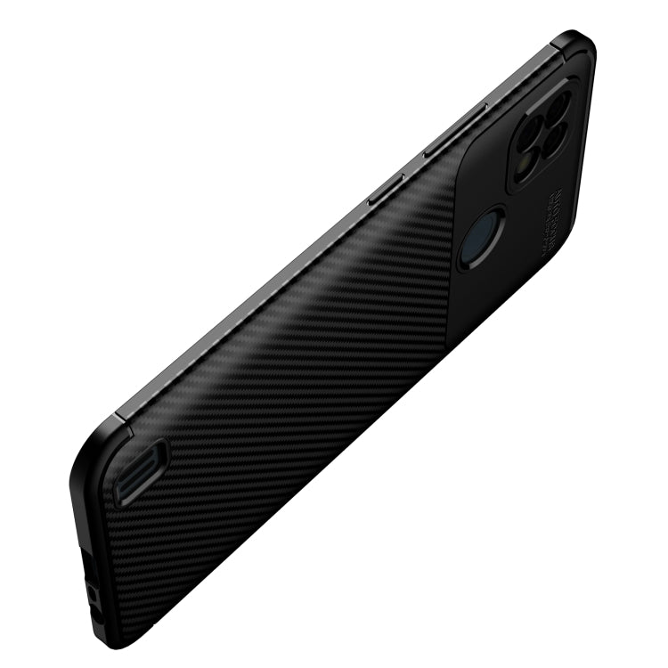For OPPO Realme C21 Carbon Fiber Texture Shockproof TPU Case(Blue) - Realme Cases by buy2fix | Online Shopping UK | buy2fix