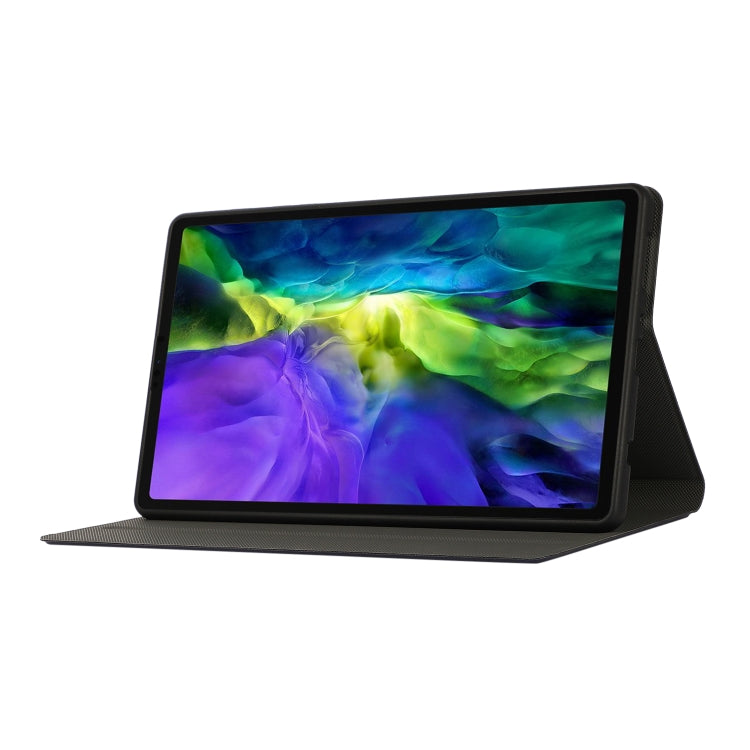 For Samsung Galaxy Tab A7 Lite 8.4 T220/225 Voltage Craft Texture TPU Horizontal Flip Protective Case with Holder(Dark Blue) - Tab A7 Lite T220 / T225 by buy2fix | Online Shopping UK | buy2fix