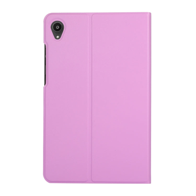 For Lenovo Tab M8 8705/8505 Voltage Craft Texture TPU Horizontal Flip Protective Case with Holder(Purple) - Lenovo by buy2fix | Online Shopping UK | buy2fix