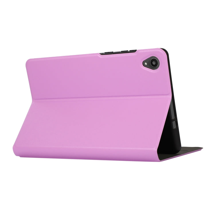 For Lenovo Tab M8 8705/8505 Voltage Craft Texture TPU Horizontal Flip Protective Case with Holder(Purple) - Lenovo by buy2fix | Online Shopping UK | buy2fix