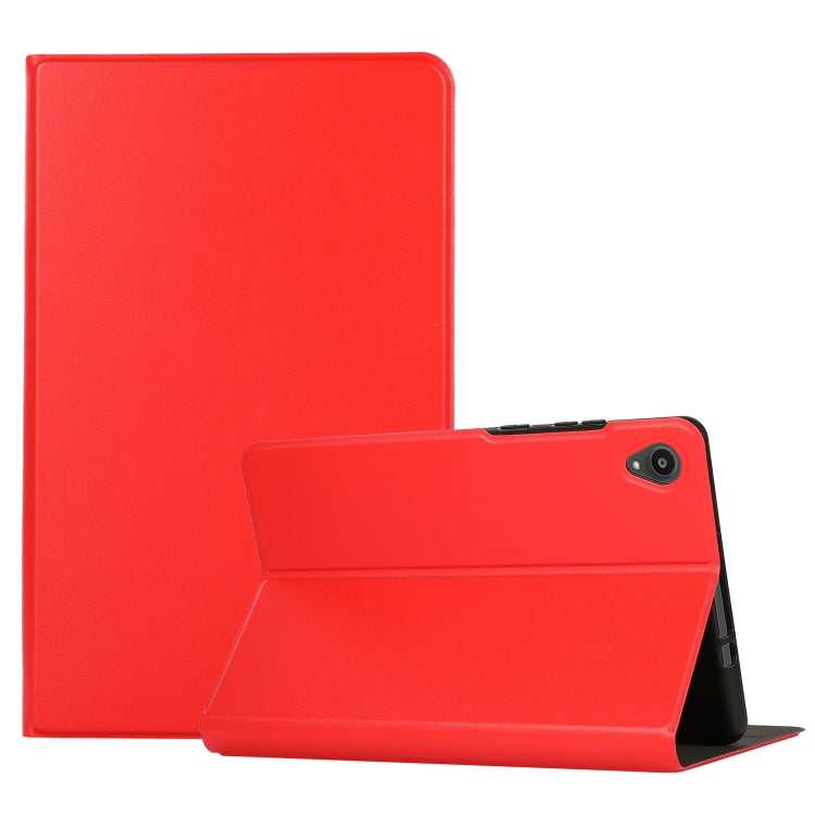 For Lenovo Tab M8 8705/8505 Voltage Craft Texture TPU Horizontal Flip Protective Case with Holder(Red) - Lenovo by buy2fix | Online Shopping UK | buy2fix