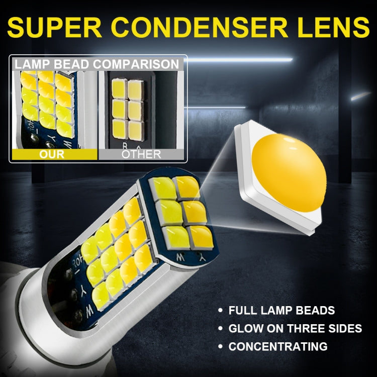 2 PCS V6 H7 DC9-36V 30W 3000LM IP65 Car LED Double Color Fog Light with 30LEDs SMD-2525 Lamp - Fog / Driving Lights by buy2fix | Online Shopping UK | buy2fix