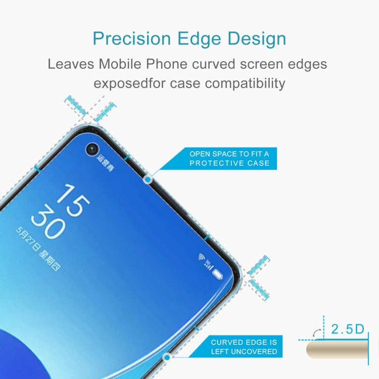 For OPPO Reno6 5G / Reno6 Lite / Reno7 5G / Reno7 SE 5G / A96 50 PCS 0.26mm 9H 2.5D Tempered Glass Film - OPPO Tempered Glass by buy2fix | Online Shopping UK | buy2fix