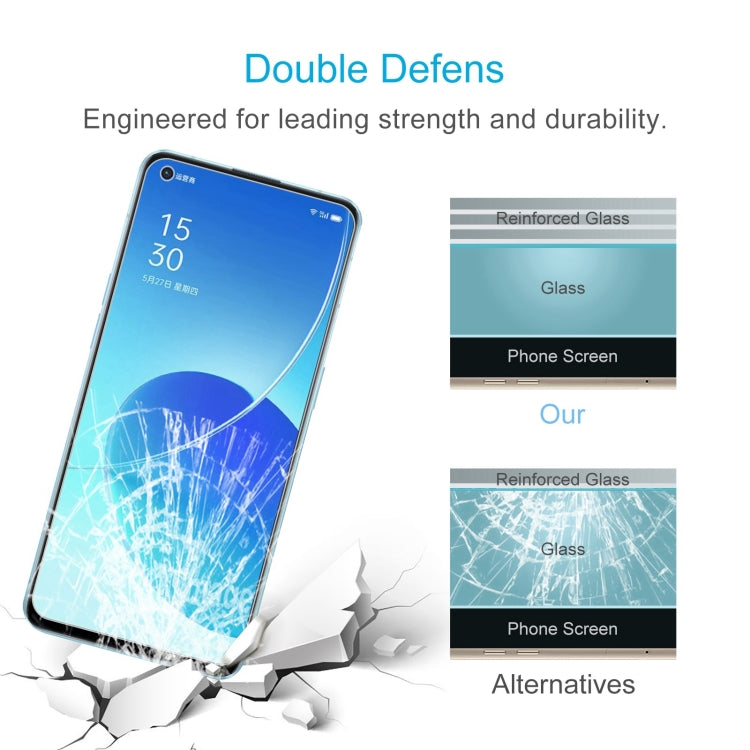 For OPPO Reno6 5G / Reno6 Lite / Reno7 5G / Reno7 SE 5G / A96 50 PCS 0.26mm 9H 2.5D Tempered Glass Film - OPPO Tempered Glass by buy2fix | Online Shopping UK | buy2fix
