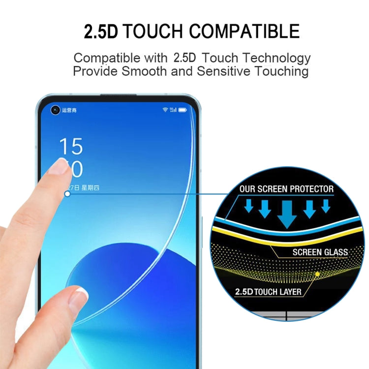 For OPPO Reno6 5G / Reno7 5G / Reno7 SE 5G / A96 25 PCS Full Glue Full Screen Tempered Glass Film - OPPO Tempered Glass by buy2fix | Online Shopping UK | buy2fix