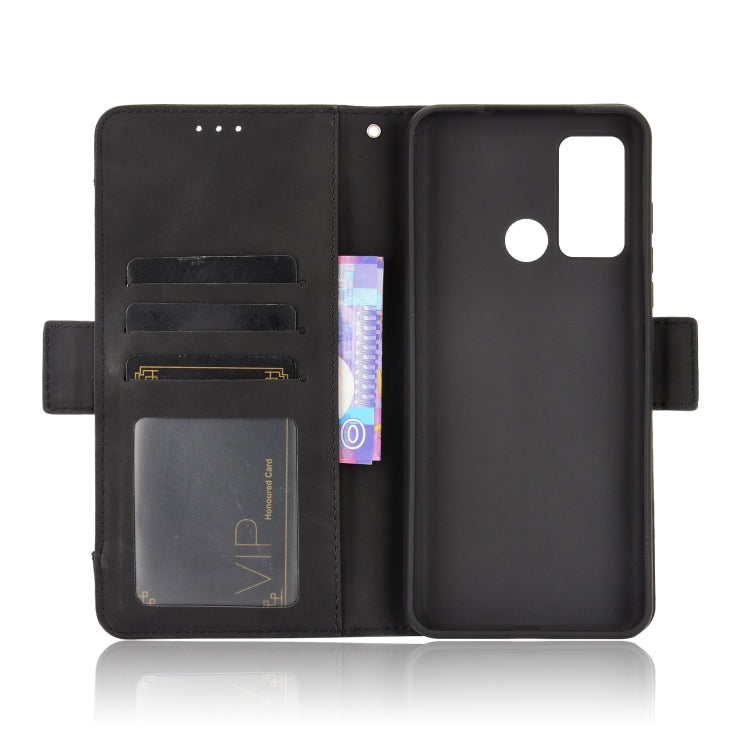 For Motorola Moto G40 Fusion / Moto G60 Skin Feel Calf Pattern Horizontal Flip Leather Case with Holder & Card Slots & Photo Frame(Black) - Motorola Cases by buy2fix | Online Shopping UK | buy2fix