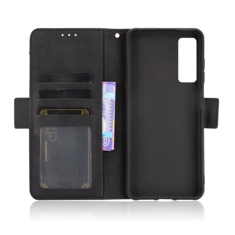 For TCL 20 5G / 20S Skin Feel Calf Pattern Horizontal Flip Leather Case with Holder & Card Slots & Photo Frame(Black) - TCL by buy2fix | Online Shopping UK | buy2fix