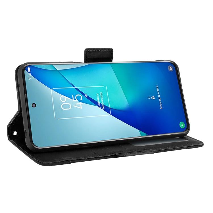 For TCL 20 5G / 20S Skin Feel Calf Pattern Horizontal Flip Leather Case with Holder & Card Slots & Photo Frame(Black) - TCL by buy2fix | Online Shopping UK | buy2fix
