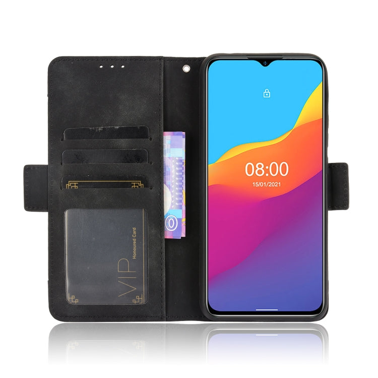 For Ulefone Note 10 Skin Feel Calf Pattern Horizontal Flip Leather Case with Holder & Card Slots & Photo Frame(Black) - Ulefone Cases by buy2fix | Online Shopping UK | buy2fix