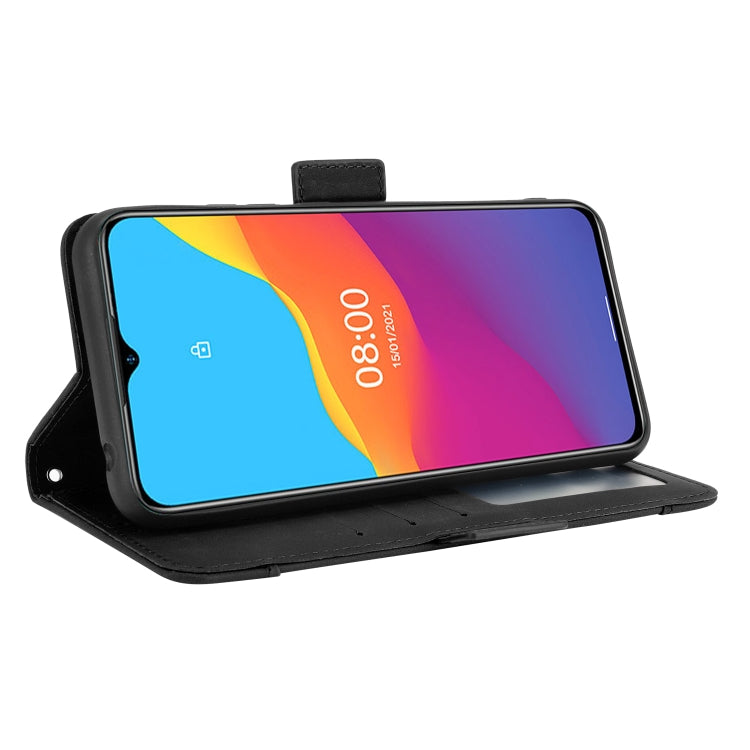 For Ulefone Note 10 Skin Feel Calf Pattern Horizontal Flip Leather Case with Holder & Card Slots & Photo Frame(Black) - Ulefone Cases by buy2fix | Online Shopping UK | buy2fix