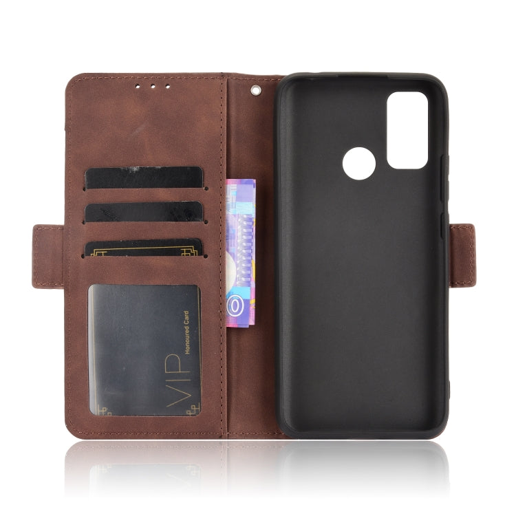 For Ulefone Note 10 Skin Feel Calf Pattern Horizontal Flip Leather Case with Holder & Card Slots & Photo Frame(Brown) - Ulefone Cases by buy2fix | Online Shopping UK | buy2fix