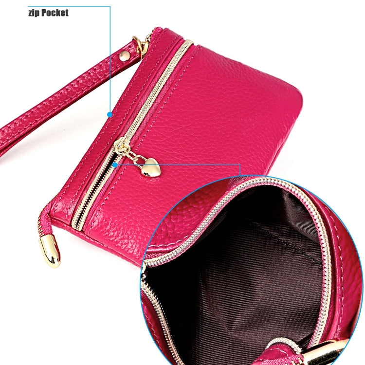 Ladies Sewing Thread Leather Fox Handbags Cute Mini Key Case(Purple) - Handbags by buy2fix | Online Shopping UK | buy2fix