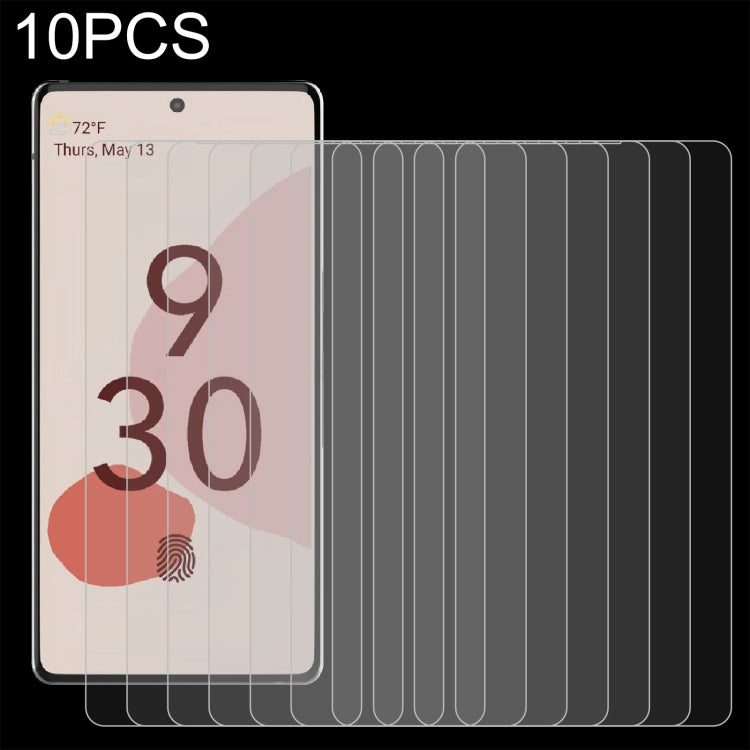 For Google Pixel 6 10 PCS 0.26mm 9H 2.5D Tempered Glass Film - Google Tempered Glass by buy2fix | Online Shopping UK | buy2fix
