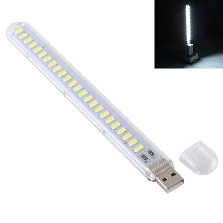3W 24LEDs 5V 200LM USB LED Book Light Portable Night Light White Light - USB Light by buy2fix | Online Shopping UK | buy2fix