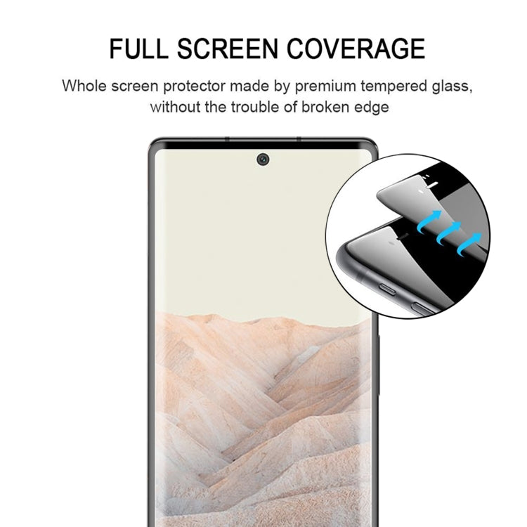 For Google Pixel 6 Pro Edge Glue 3D Curved Edge Full Screen Tempered Glass Film - Google Tempered Glass by buy2fix | Online Shopping UK | buy2fix