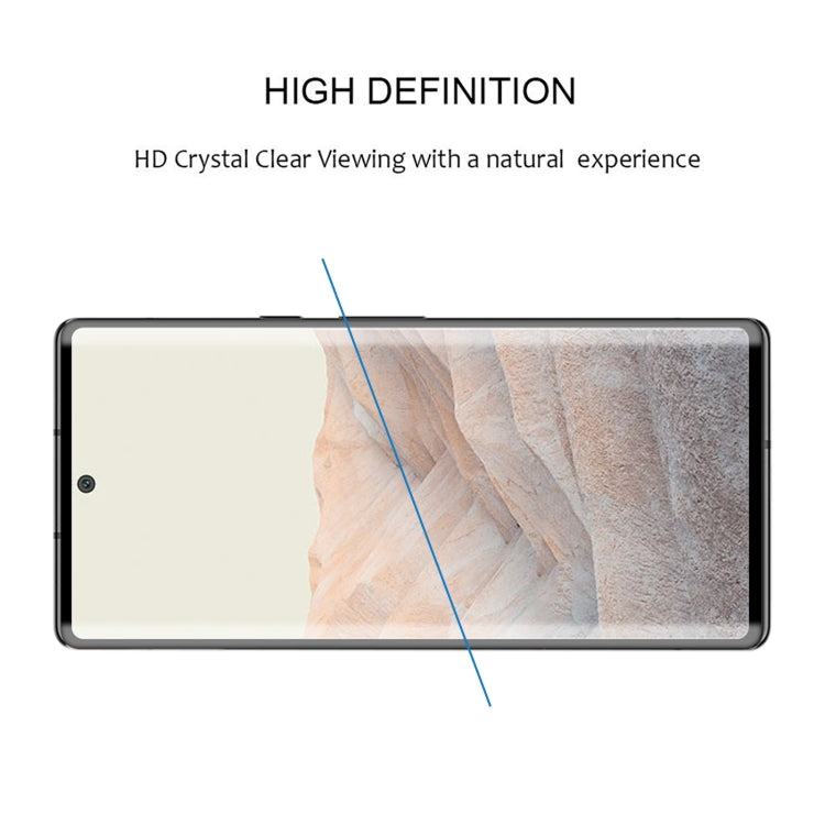 For Google Pixel 6 Pro Edge Glue 3D Curved Edge Full Screen Tempered Glass Film - Google Tempered Glass by buy2fix | Online Shopping UK | buy2fix