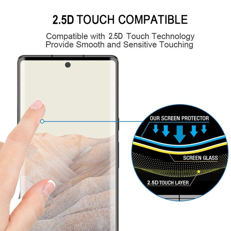 For Google Pixel 6 Pro Edge Glue 3D Curved Edge Full Screen Tempered Glass Film - Google Tempered Glass by buy2fix | Online Shopping UK | buy2fix