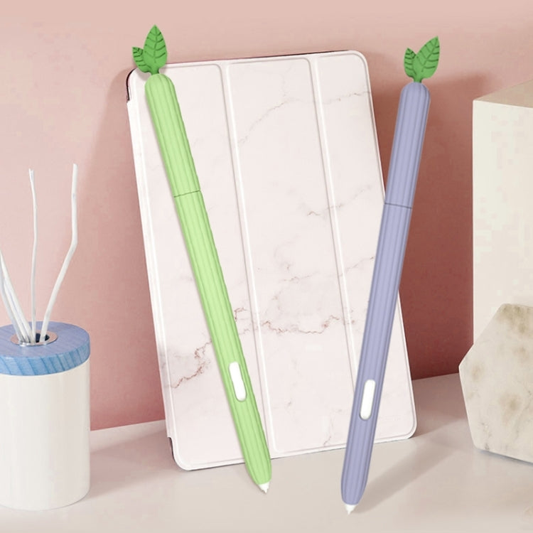 For Samsung Galaxy Tab S6 Lite P610 / P615 Fruit and Vegetable Shape Stylus Silicone Protective Case(Small Grapes) - Pencil Accessories by buy2fix | Online Shopping UK | buy2fix