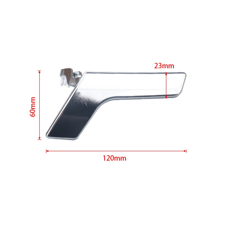 A5287-02 Car Bright Inside Right Side Door Handle 2047202663 for Mercedes-Benz - Door Handles by buy2fix | Online Shopping UK | buy2fix