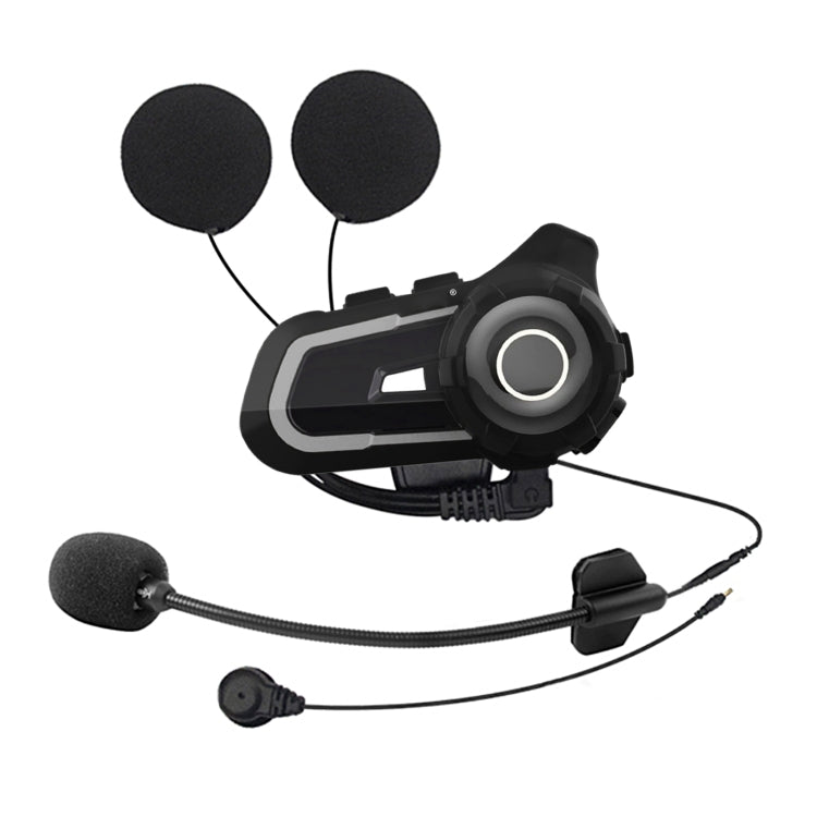 WUPP CS-1412C1 Bluetooth 5.1 S2 Motorcycle Helmet Full Duplex Bluetooth Intercom Headset Earphone(Grey) - Motorcycle Walkie Talkie by buy2fix | Online Shopping UK | buy2fix