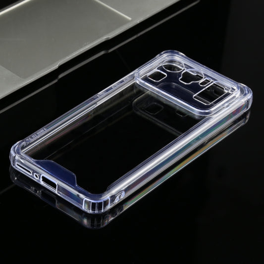 For Xiaomi Mi 11 Ultra Four-corner Shockproof Transparent TPU + PC Protective Case by buy2fix
