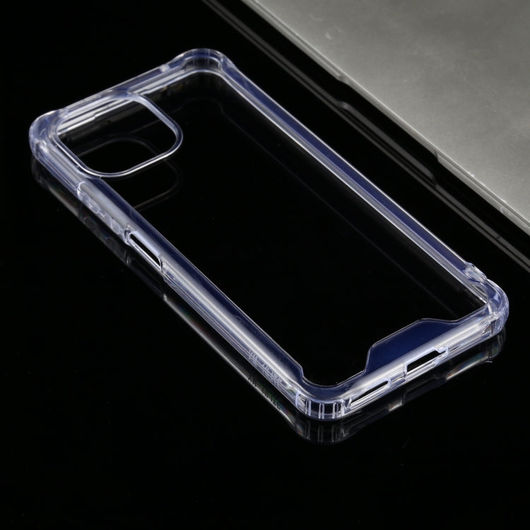 For Xiaomi Mi 11 Lite Four-corner Shockproof Transparent TPU + PC Protective Case - Xiaomi Cases by buy2fix | Online Shopping UK | buy2fix