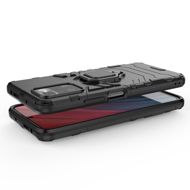 For Xiaomi Redmi Note 10 Pro 5G Shockproof PC + TPU Protective Case with Magnetic Ring Holder(Navy Blue) - Xiaomi Cases by buy2fix | Online Shopping UK | buy2fix