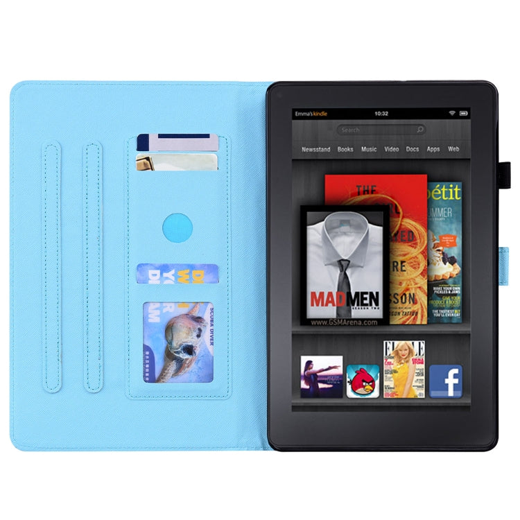 For Amazon Kindle Paperwhite 4 / 3 / 2 / 1 Animal Pattern Horizontal Flip Leather Case with Holder & Card Slots & Photo Frame & Sleep / Wake-up Function(Cycling Panda) - Amazon by buy2fix | Online Shopping UK | buy2fix
