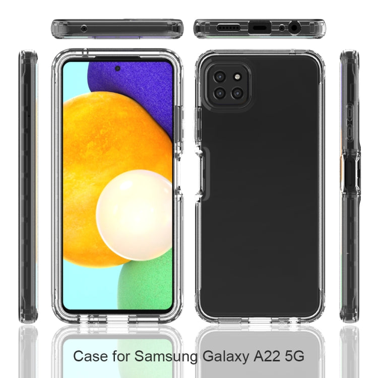 For Samsung Galaxy A22 5G Shockproof Highly Transparent PC+TPU Protective Case by buy2fix