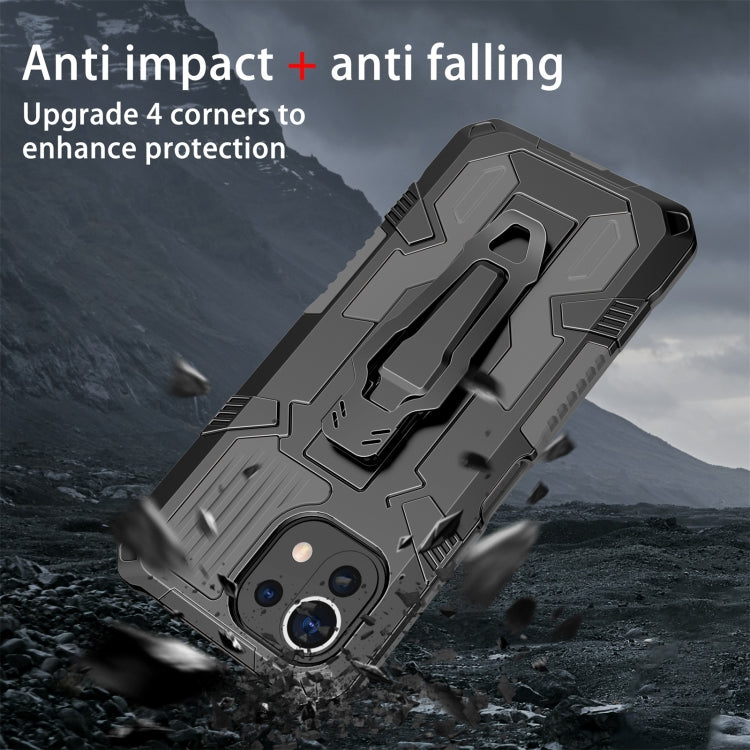 For Xiaomi Mi 11 Lite Armor Warrior Shockproof PC + TPU Protective Case(Grey) - Xiaomi Cases by buy2fix | Online Shopping UK | buy2fix