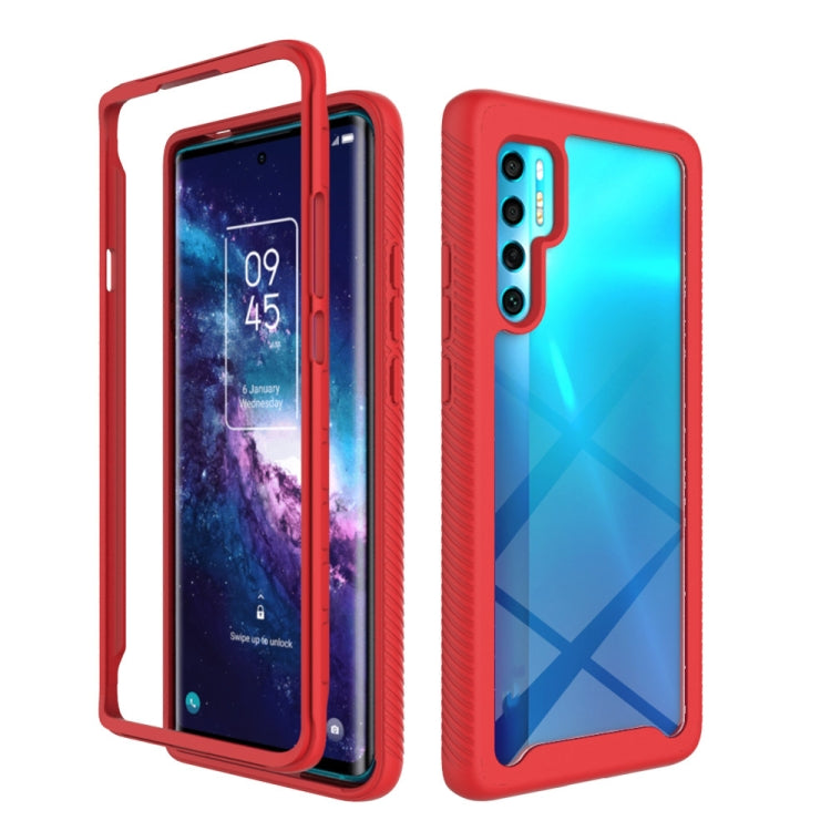 For TCL 20 Pro 5G Starry Sky Solid Color Series Shockproof PC + TPU Case (Red) - TCL by buy2fix | Online Shopping UK | buy2fix