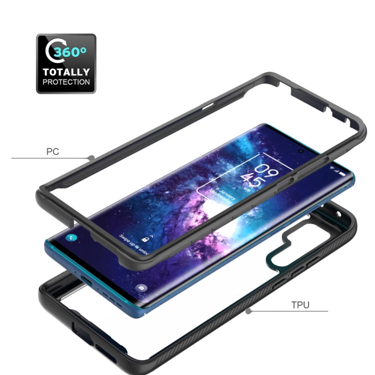 For TCL 20 Pro 5G Starry Sky Solid Color Series Shockproof PC + TPU Case (Blue) - TCL by buy2fix | Online Shopping UK | buy2fix