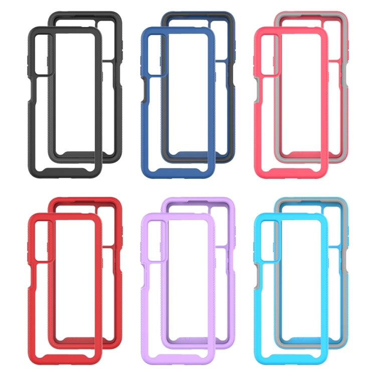 For TCL 20s Starry Sky Solid Color Series Shockproof PC + TPU Case(Black) - TCL by buy2fix | Online Shopping UK | buy2fix