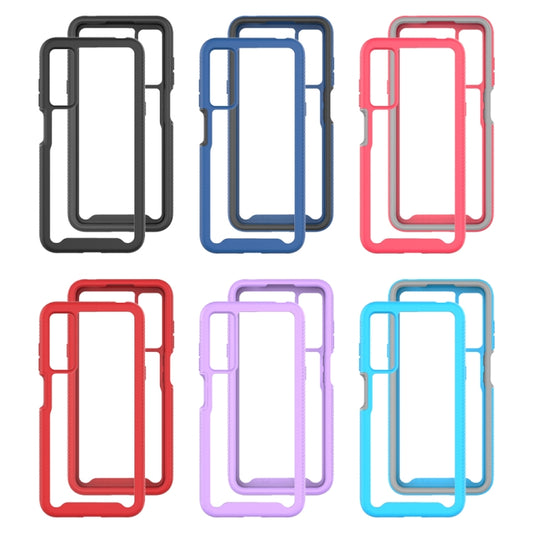 For TCL 20s Starry Sky Solid Color Series Shockproof PC + TPU Case (Blue) - TCL by buy2fix | Online Shopping UK | buy2fix