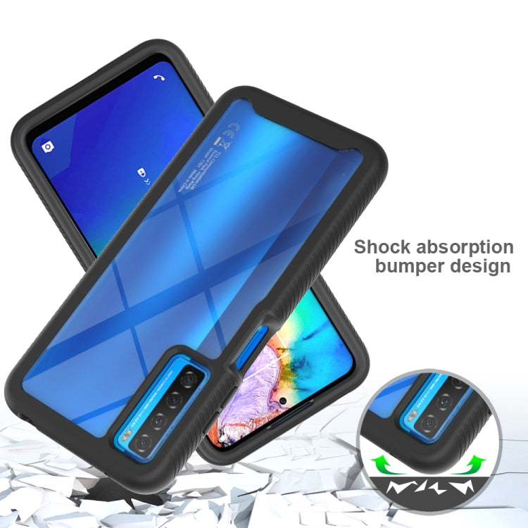 For TCL 20s Starry Sky Solid Color Series Shockproof PC + TPU Case(Black) - TCL by buy2fix | Online Shopping UK | buy2fix