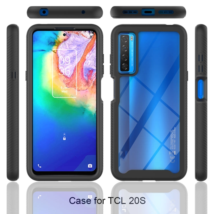 For TCL 20s Starry Sky Solid Color Series Shockproof PC + TPU Case(Black) - TCL by buy2fix | Online Shopping UK | buy2fix