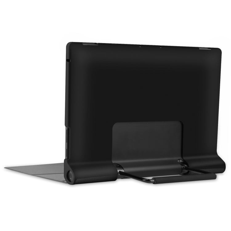 For Lenovo Yoga Pad Pro 13 inch YF K606F Custer Texture Horizontal Flip PU Leather Case with Holder(Black) - Lenovo by buy2fix | Online Shopping UK | buy2fix