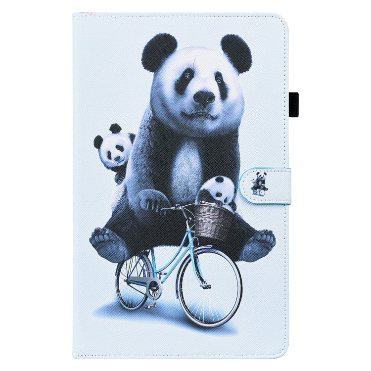 For Huawei MatePad T 10 / T 10s / Honor Enjoy 2 10.1 Animal Pattern Horizontal Flip Leather Case with Holder & Card Slots & Photo Frame(Cycling Panda) - Honor by buy2fix | Online Shopping UK | buy2fix