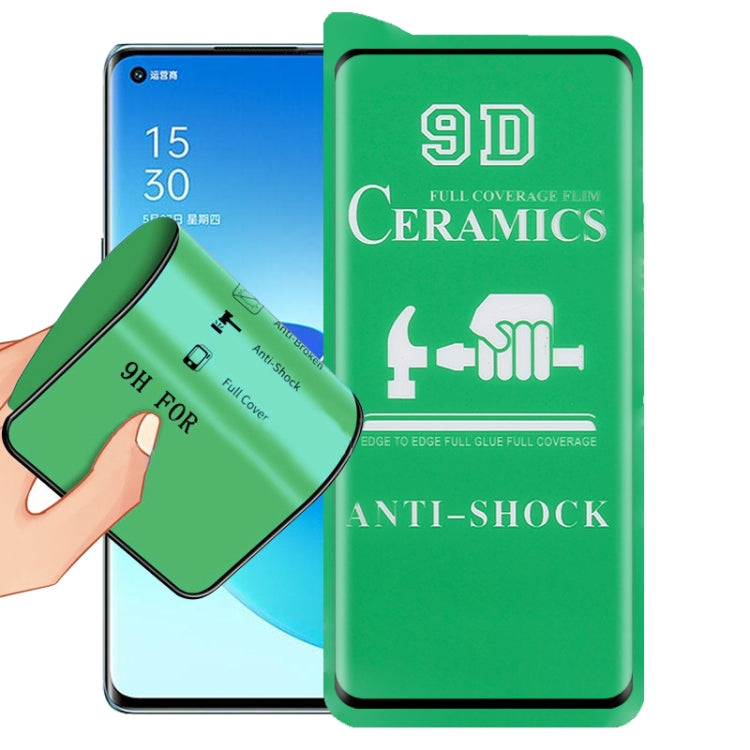 For OPPO Reno6 Pro 5G / Reno7 Pro 5G 9D Full Screen Full Glue Ceramic Film - OPPO Tempered Glass by buy2fix | Online Shopping UK | buy2fix